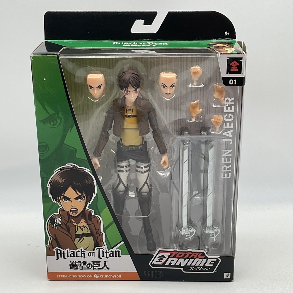 Attack on Titan Eren‎ Jaeger Action Figure Total Anime Collection Jazwares